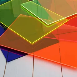 Akrylplastskiva 300x200x3 mm, transparant grön
