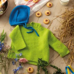 Astrid Lindgren garn solid, vit