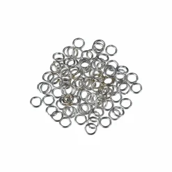 BINDÖGLA FÖRSILVRAD, 4 mm