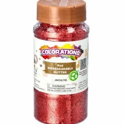 Biologiskt nedbrytbart Glitter, silver