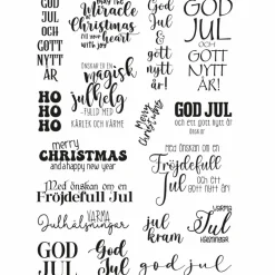 Clear Stamps, God jul
