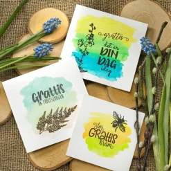 Clear stamps, grattis