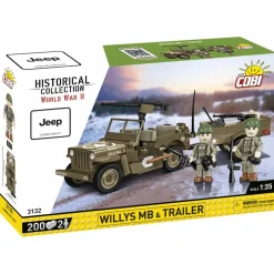 COBI Willys och MB trailer