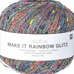 Creative make it rainbow glitz, svart