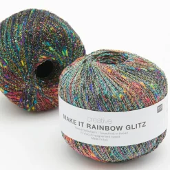 Creative make it rainbow glitz, svart