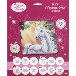 Crystal Card Kit Sunshine Unicorn