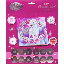 Crystal Card Kit Unicorn Garland
