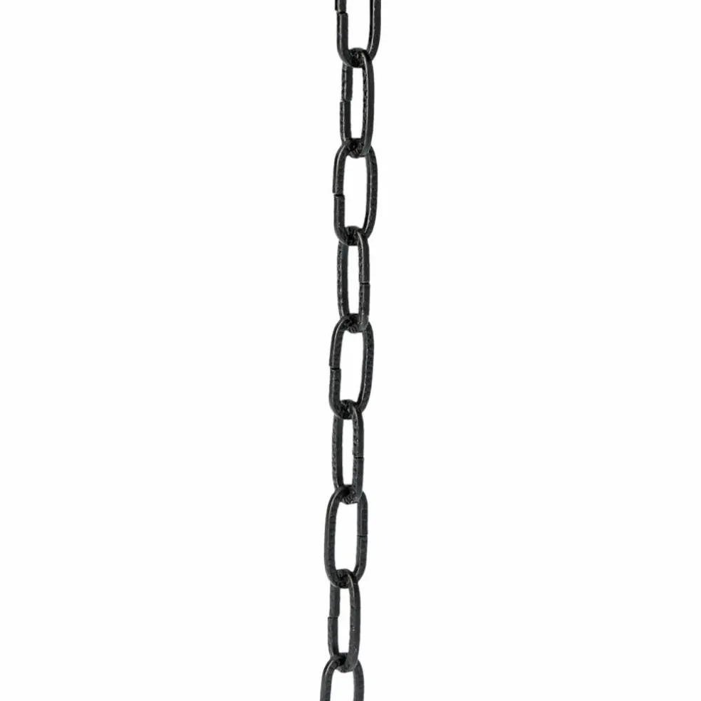 Dekorkedja 21x9 mm 2,5 m, svartförzinkad