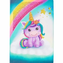 Diamond Painting Notebook Unicorn Smile