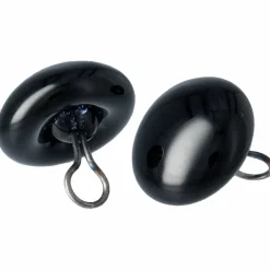 Djurögon 12 mm 3 par, svart