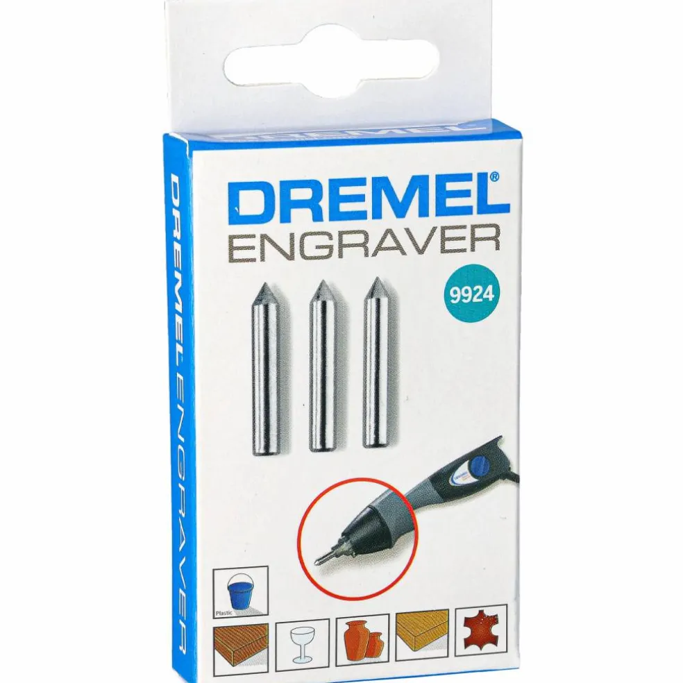 Dremel Gravyrstift 3 st