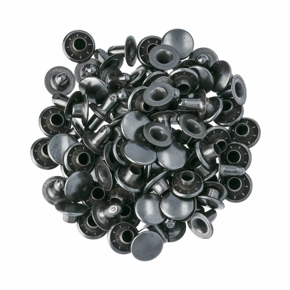 Dubbelnit 10,5x8 mm 50st, nickelfärgad