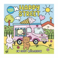 En cozy målarbok, Happy street