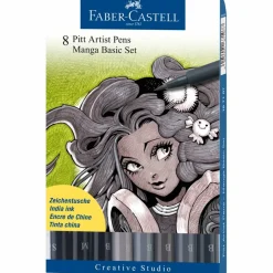Faber-Castell Pitt Artist Manga Basic Set