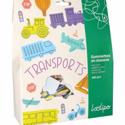 Foam stickers transport