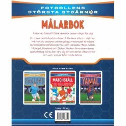 Fotbollens största stjärnor målarbok