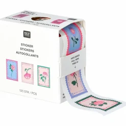 Frimärksstickers La vie en rose