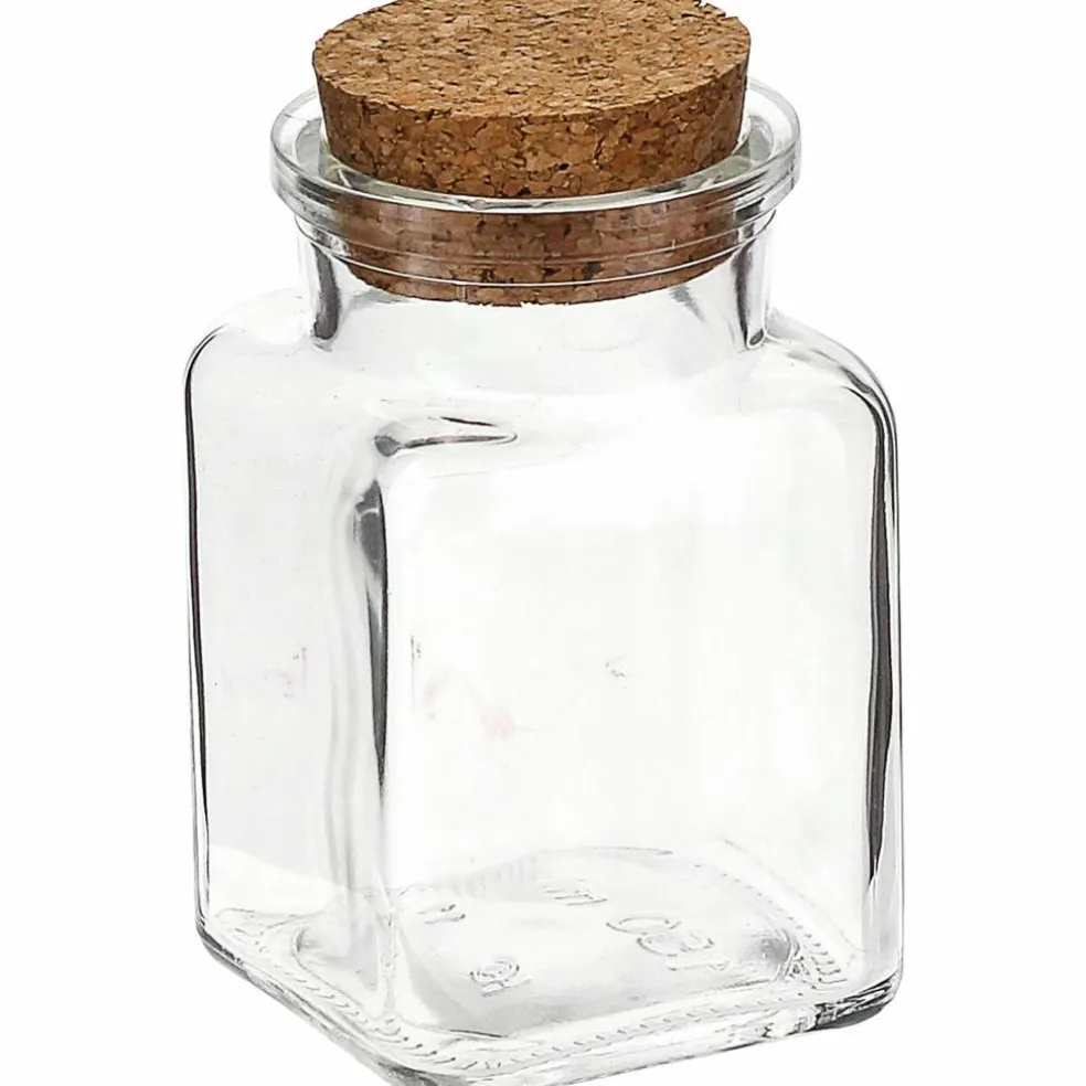 Glasburk med kork, 150 ml