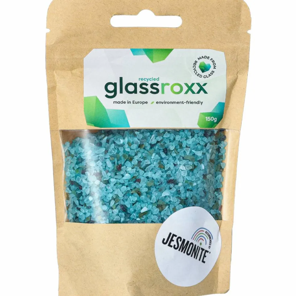 GlassRoxx glasgranulat, ljusgrön