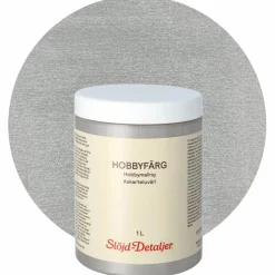 Hobbyfärg 1 l, silver