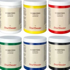 Hobbyfärgmix 6X1 l