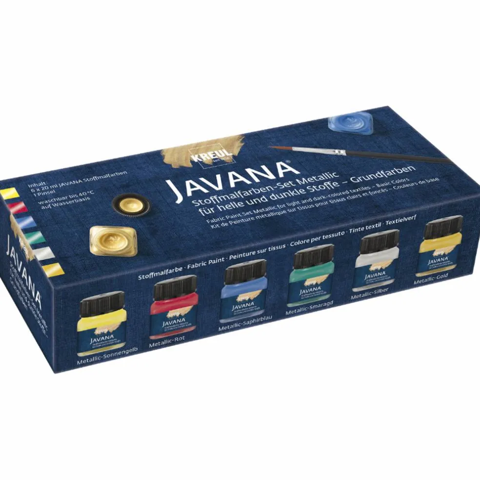 Javana tygfärg metallic