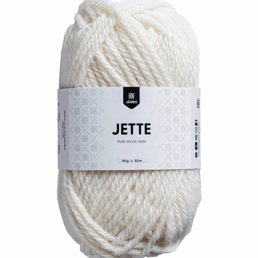 Jette ullgarn, julröd