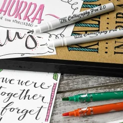 Kalligrafi 3-pack, svart