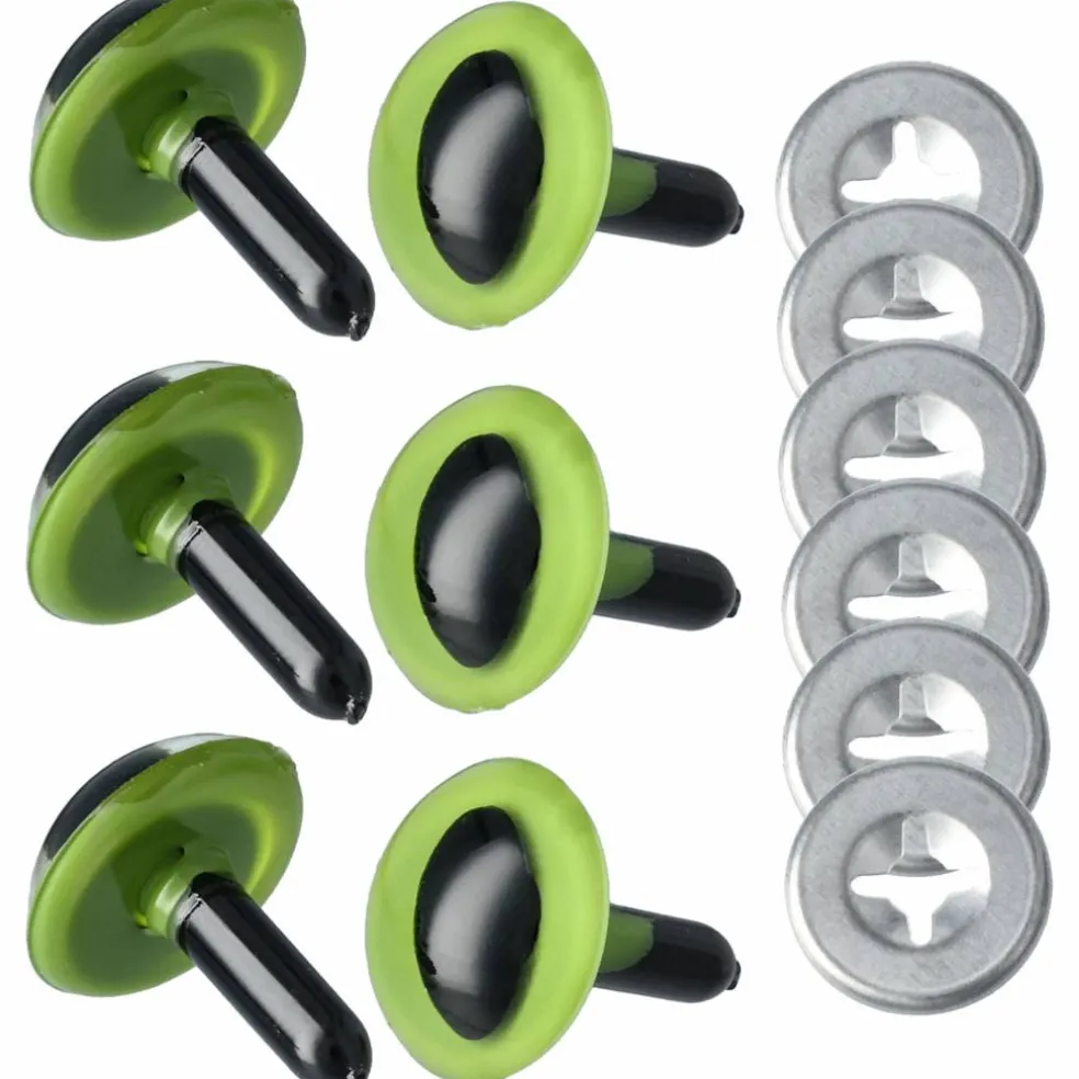 Kattögon 12 mm 3 par