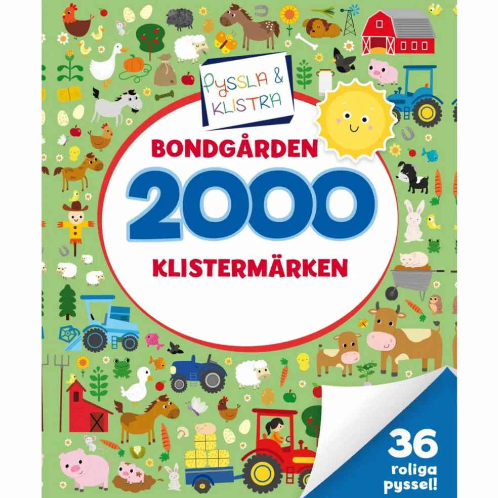 2000 klistermärken Bondgården