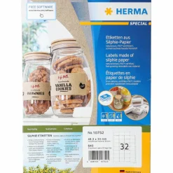 Labelpack med Silphiepapper
