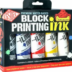 Linoleumfärg 5-pack