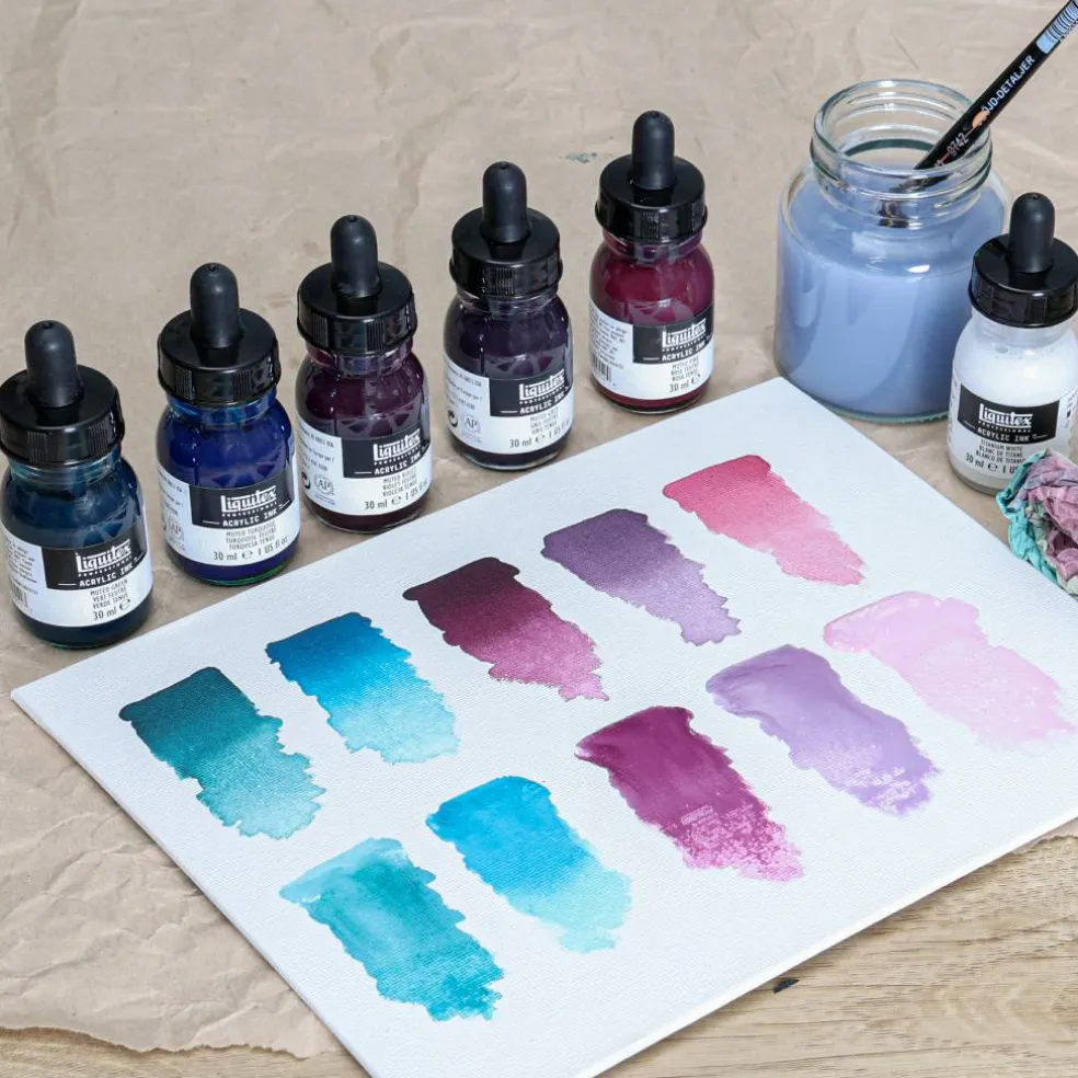 Liquitex ink set