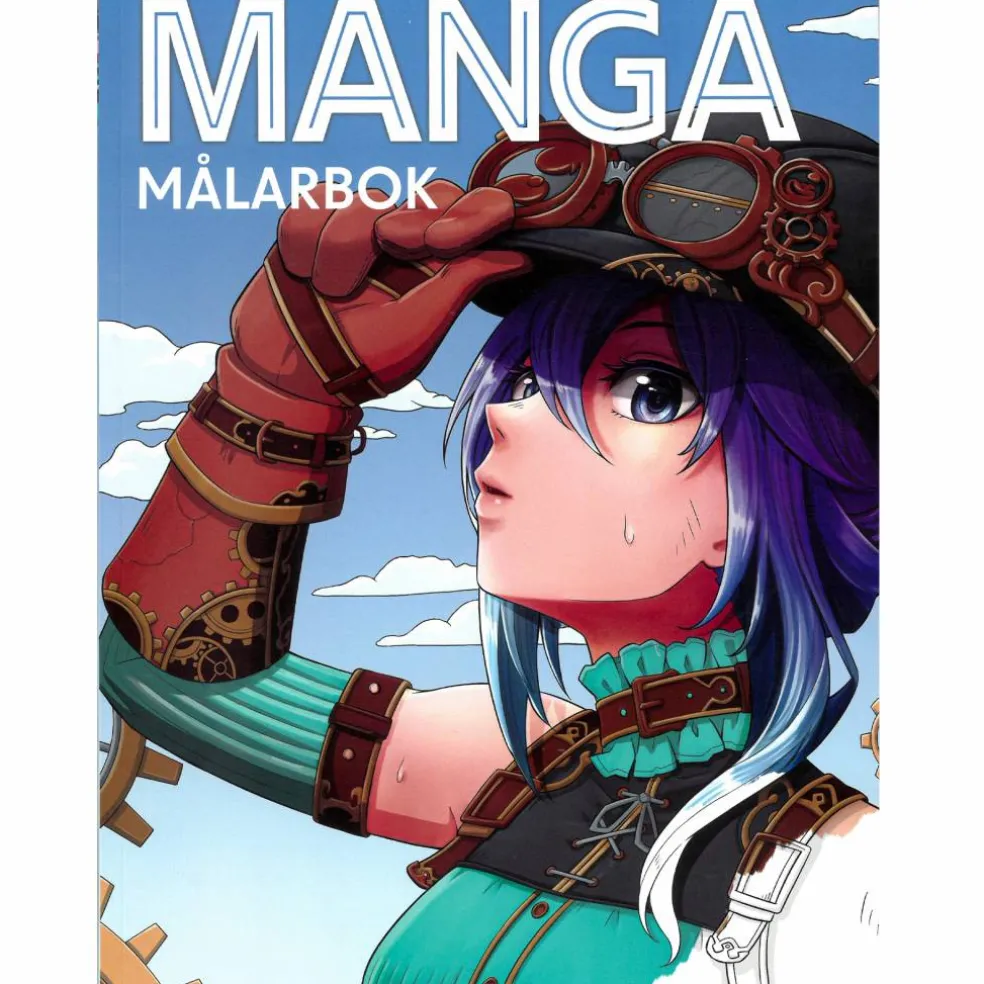 Manga Målarbok