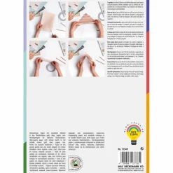 Motivpapper Mönstrad hot foil