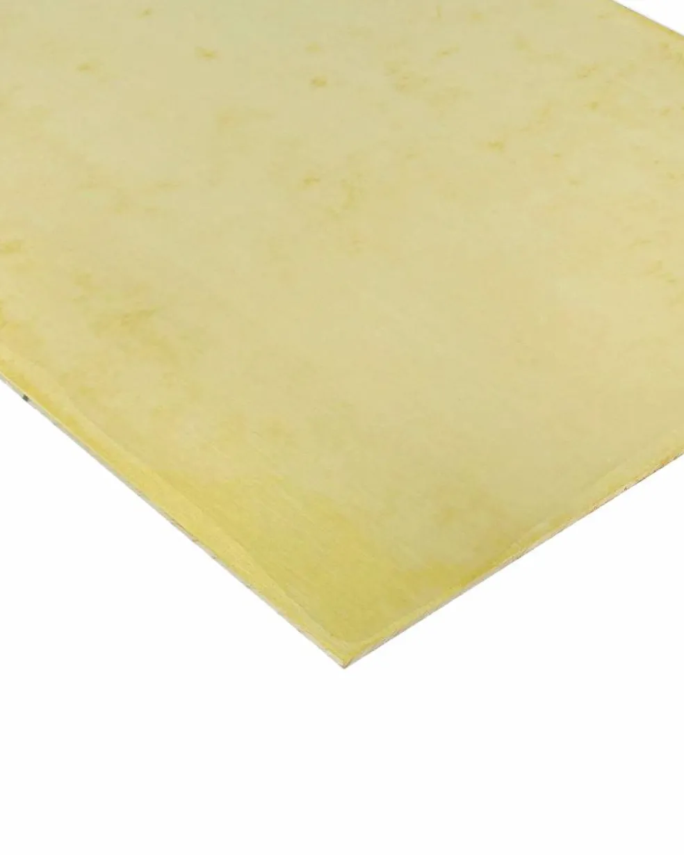 Mässingplåt 495x195 mm, 1,2 mm