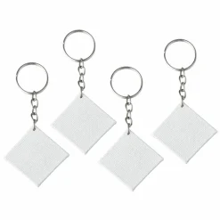 Nyckelring Canvas, kvadrat