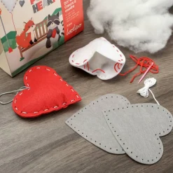 OBS DIY hjärtan i filt 3-pack beställs 30-pack