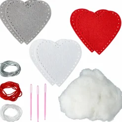 OBS DIY hjärtan i filt 3-pack beställs 30-pack