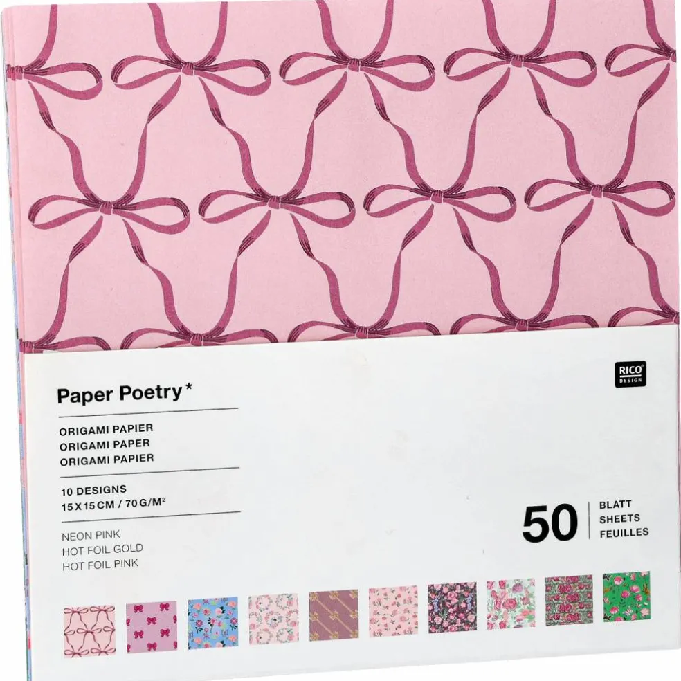 Origami Papper La vie en rose