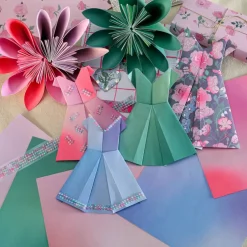 Origami Papper Neon Pink