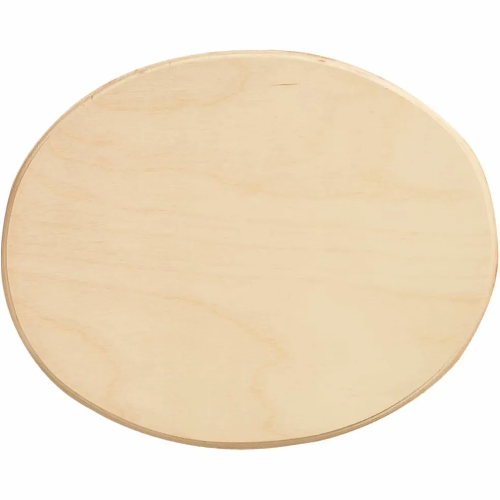 Oval skylt, 290x235 mm