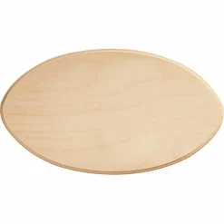 Oval skylt, 275x150 mm