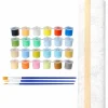 Paint by number, fåglar