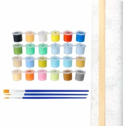 Paint by number, fåglar