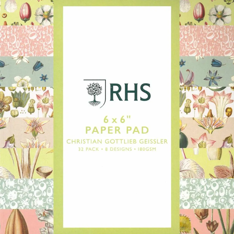 Paper pad 15 x15, blommor