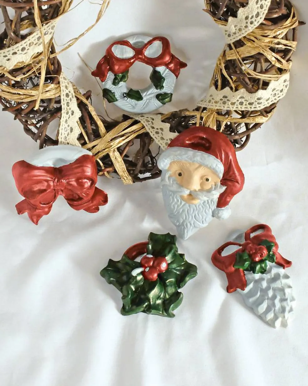 Plastform med julmotiv