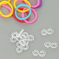 Plastkrokar transparent