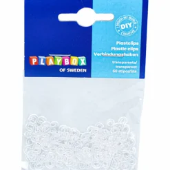 Plastkrokar  transparent