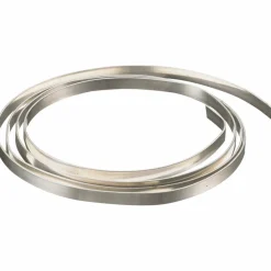 Platt metalltråd, silver